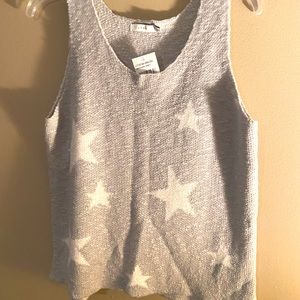 NWT Knit Star Tank Top
